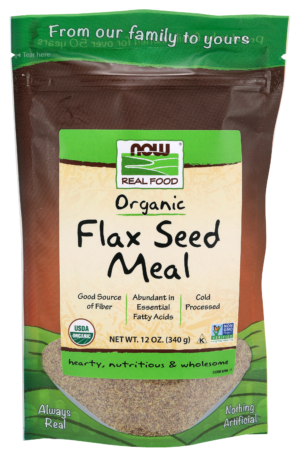 Flax Seed Meal, Organic - 12 oz.