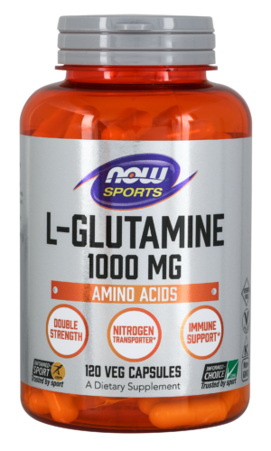 L-Glutamine, Double Strength 1000 mg - 120 Veg Capsules