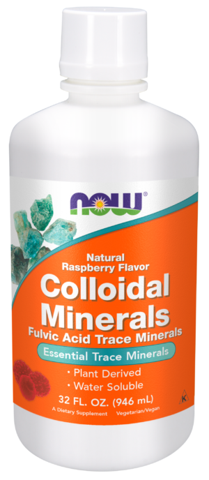 Colloidal Minerals, Natural Raspberry Flavor Liquid - 32 fl. oz.