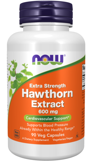 Hawthorn Extract 600 mg, Extra Strength - 90 Veg Capsules