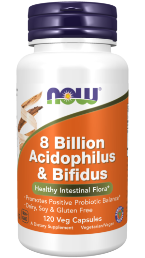 8 Billion Acidophilus & Bifidus - 120 Veg Capsules