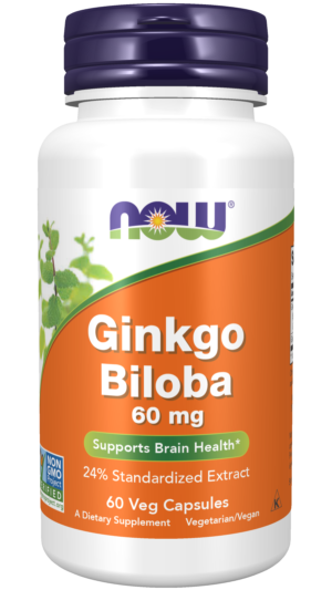 Ginkgo Biloba 60 mg - 60 Veg Capsules