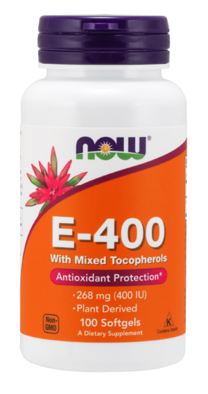 Vitamin E-400 With Mixed Tocopherols - 100 Softgels