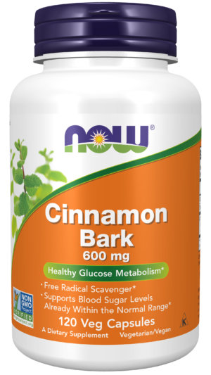 Cinnamon Bark 600 mg - 120 Veg Capsules