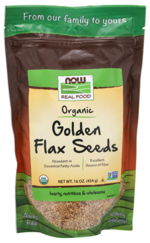 Golden Flax Seeds, Organic - 16 oz.