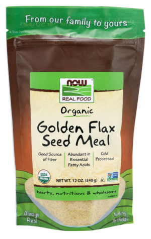 Golden Flax Seed Meal, Organic - 12 oz.