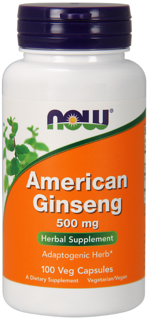 American Ginseng 500 mg - 100 Veg Capsules
