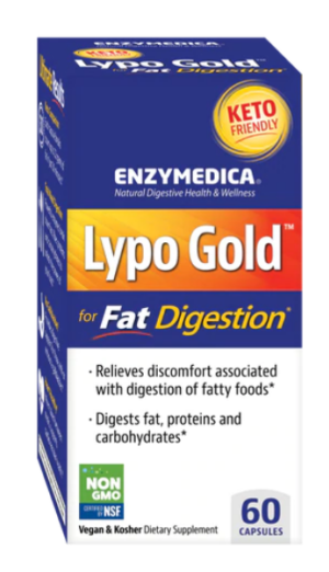 Enzymedica Lypo Gold for Fat Digestion 60 Caps