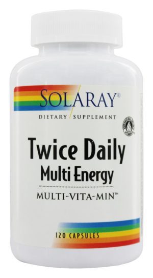 Solaray Twice Daily Multi Energy Multivitamin 120 caps