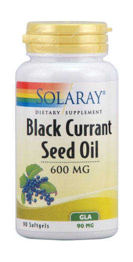 Solaray Black Currant Seed Oil 600 mg 90 Softgels