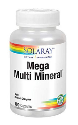 Solaray Mega Multi Mineral 100 Caps