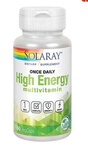 Solaray Once Daily High Energy Multivitamin 60 caps